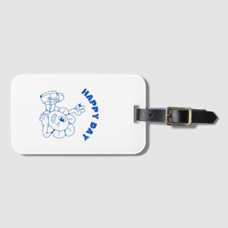 Happy day luggage tag