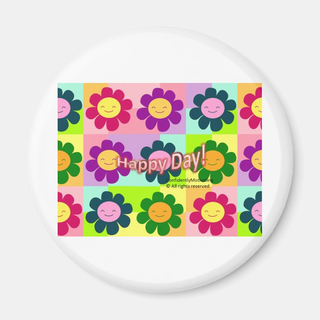 Happy Day! Magnet (Front)