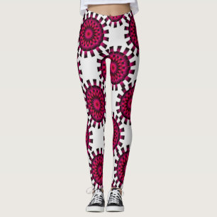 Happy day mandala leggings