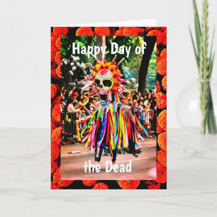 Happy Day of the Dead Skeleton, 5" x 7" Card