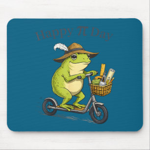 Happy day pie 3.14 frog scooter funny math teacher mouse pad
