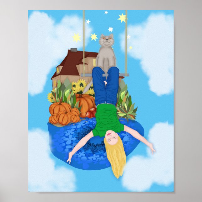 Happy day. Upside down  Poster (Front)