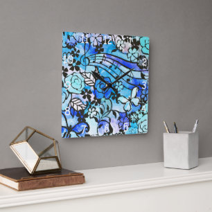 Happy Days are Here Again  Square Wall Clock