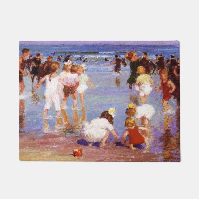 Happy Days at the Beach  Doormat (Front)