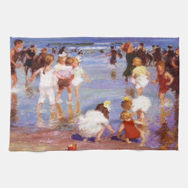Happy Days at the Beach Kitchen Towel (Horizontal)