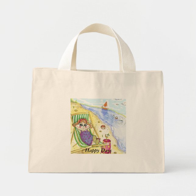 Happy Days Mini Tote Bag (Front)