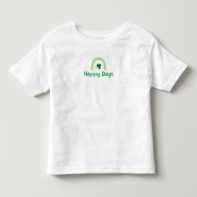 “Happy Days” toddler tee shirt  (Front)