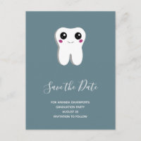 Happy Dental Tooth Smiling Cute Save the Date