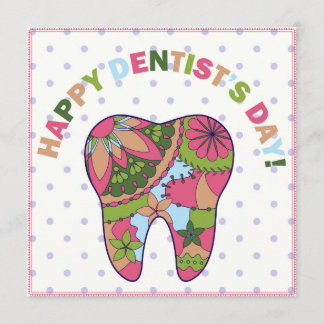 Happy dentists day card