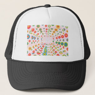 Happy Designs : Back n Front Print Trucker Hat
