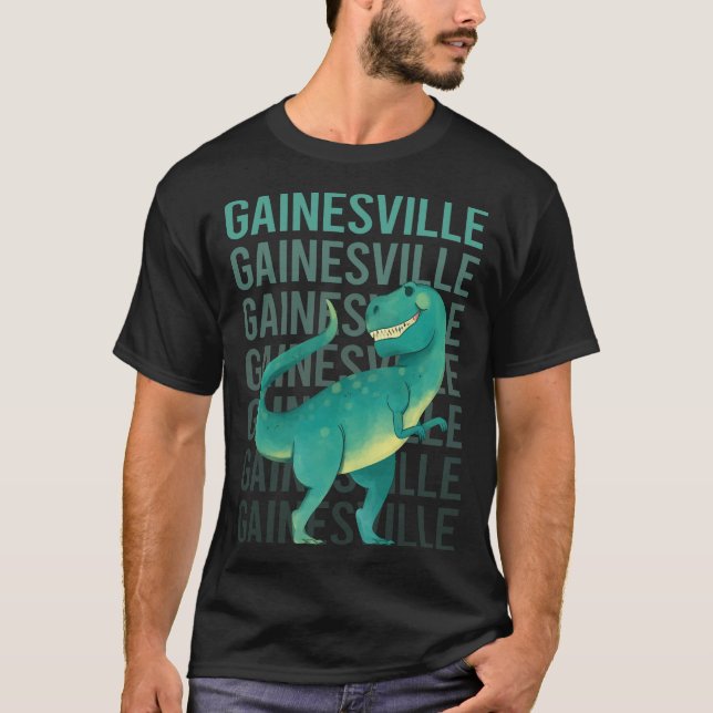 Happy Dinosaur Gainesville T-Shirt (Front)
