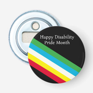 Happy Disability Pride Month Bottle Opener