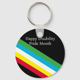 Happy Disability Pride Month Keychain