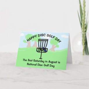 Happy Disc Golf Day Card