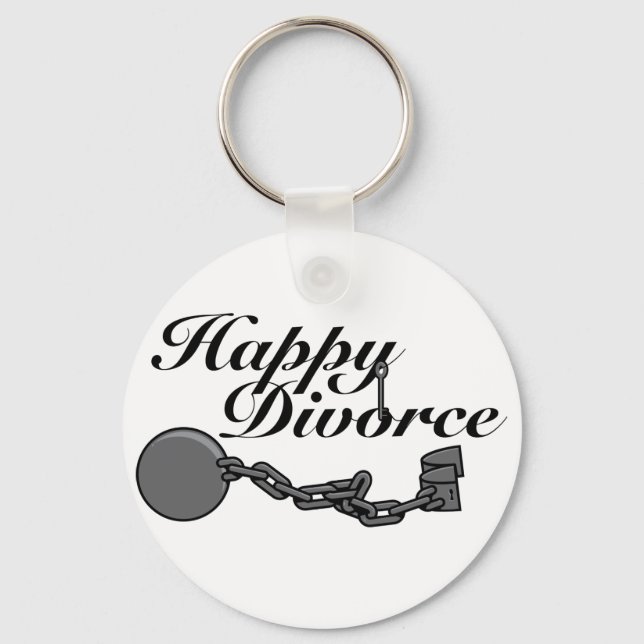 Happy Divorce! Keychain (Front)