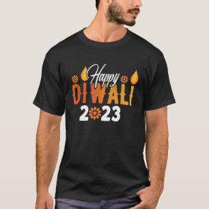 Happy Diwali 2023 Festival Of Lights Indian Hindu T-Shirt