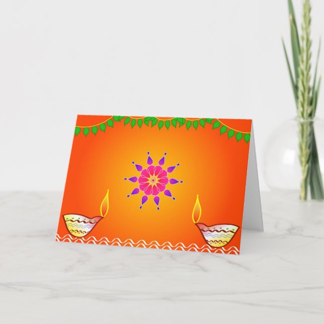 Happy Diwali - Card (Front)