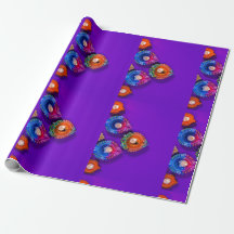 happy Diwali colourful purple and other colours de