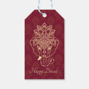 Happy Diwali. Custom text Gift Tags