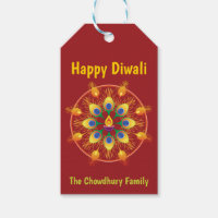 Happy Diwali, custom texts, maroon / maroon Gift T