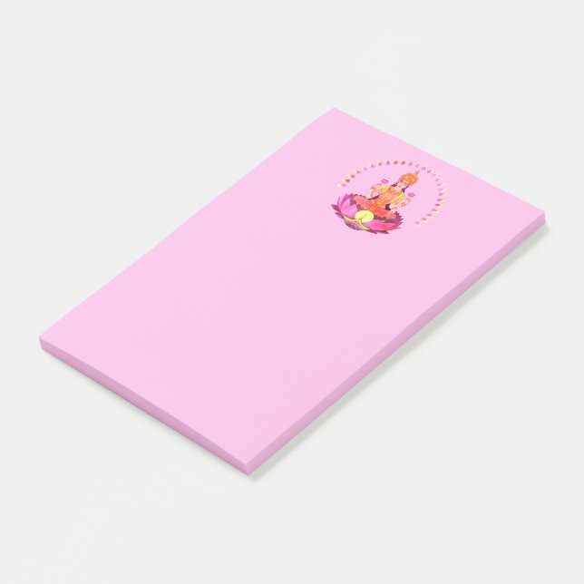 Happy Diwali - Deepalavi Lakshmi Goddess 1 Post-it Notes (Angled)