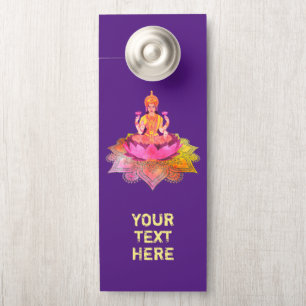 Happy Diwali - Deepalavi Lakshmi Goddess 4 Door Hanger