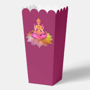 Happy Diwali - Deepalavi Lakshmi Goddess 4 Favor Box