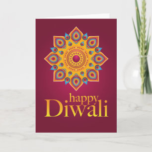 Happy Diwali Greeting Card