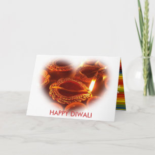 HAPPY DIWALI lamp Card