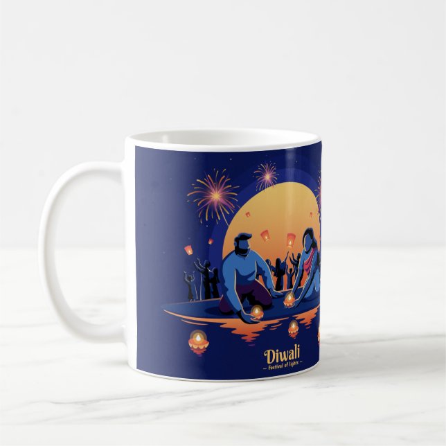Happy Diwali Mug (Left)