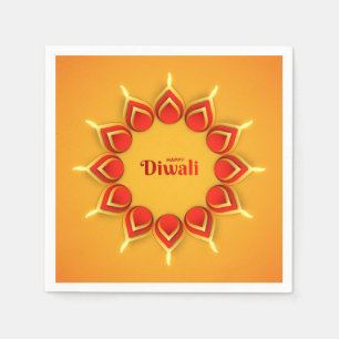 Happy Diwali Napkins