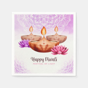 Happy Diwali Napkins