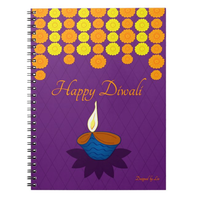 Happy Diwali notebook (Front)