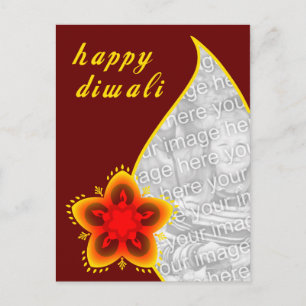 happy diwali photo card : light window
