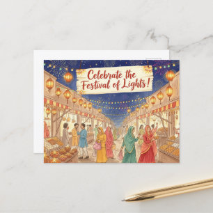 Happy Diwali  Postcard