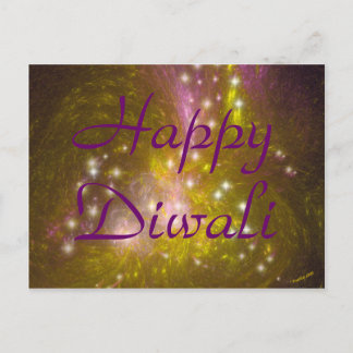 Happy Diwali postcard. Postcard