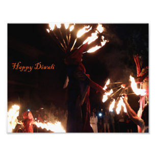 Happy Diwali  Professional Photo Paper (Satin) Print