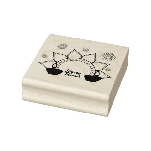 Happy Diwali Rubber Stamp