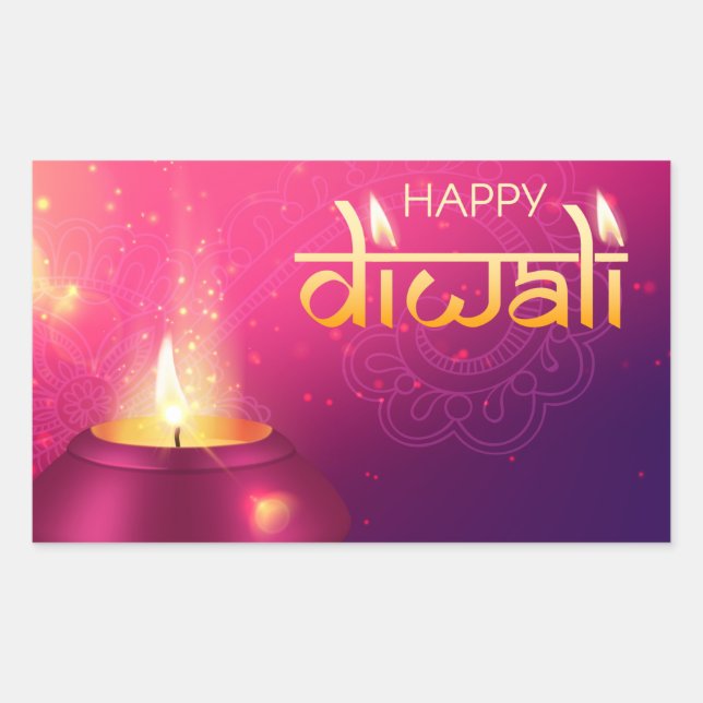 Happy Diwali   Sticker (Front)