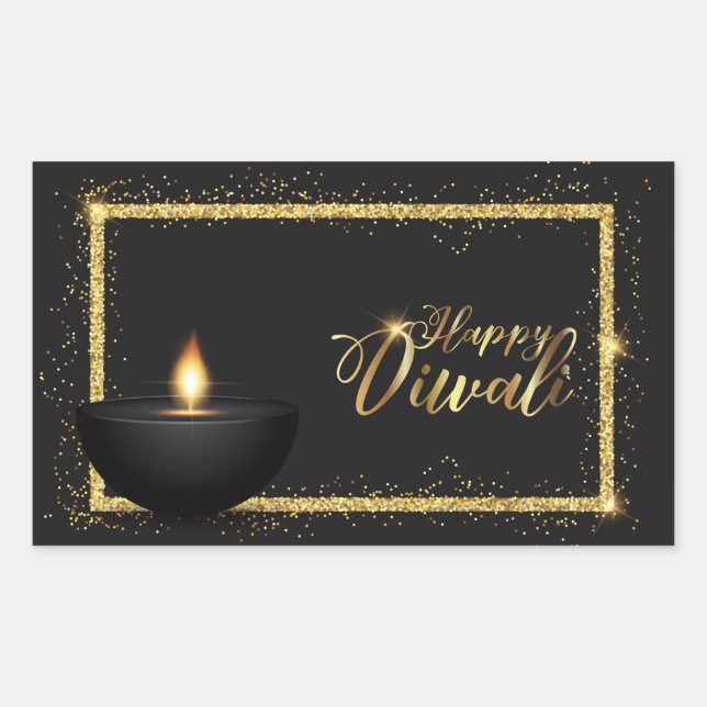 Happy Diwali Sticker (Front)