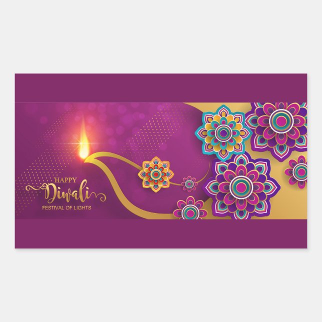 Happy Diwali Sticker (Front)