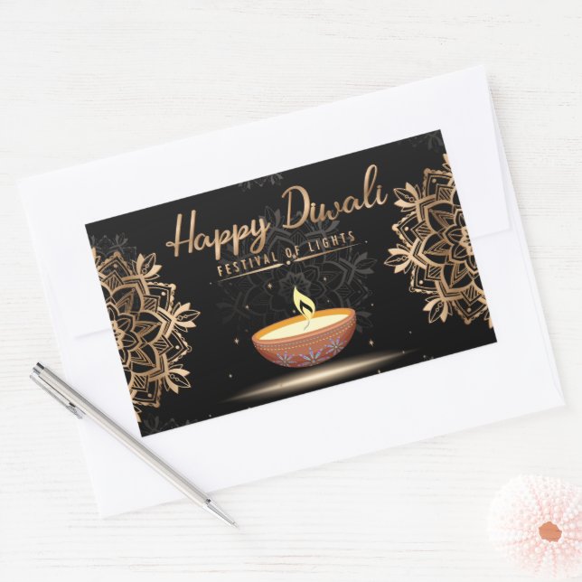 Happy Diwali  Sticker (Envelope)