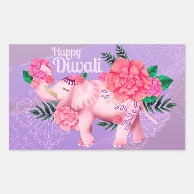 Happy Diwali   Sticker (Front)