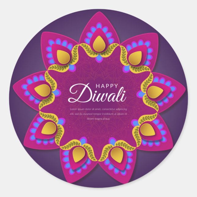 Happy Diwali stickers (Devant)
