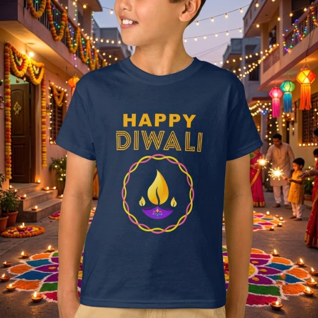 Happy Diwali T-Shirt (Creator Uploaded)