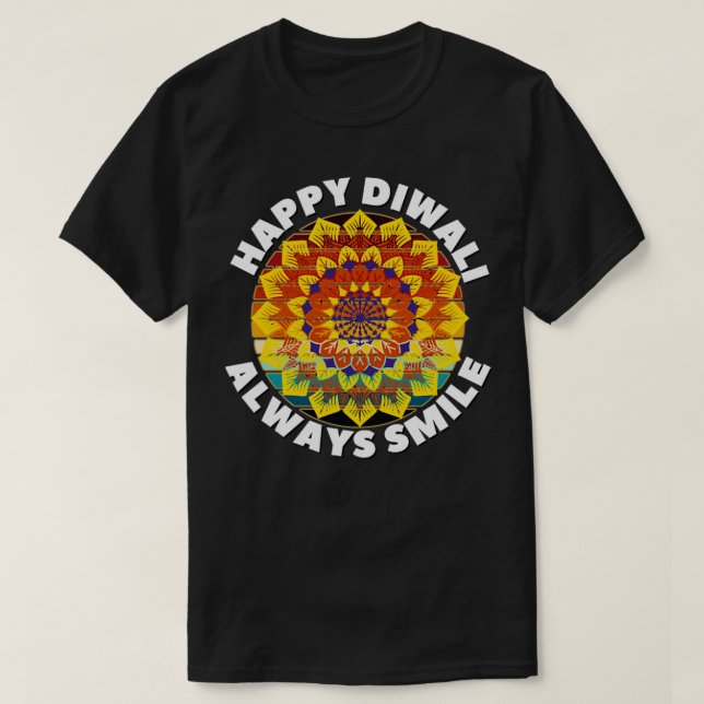 Happy diwali T-Shirt (Design Front)