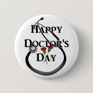 Happy Doctor's Day 2 Inch Round Button