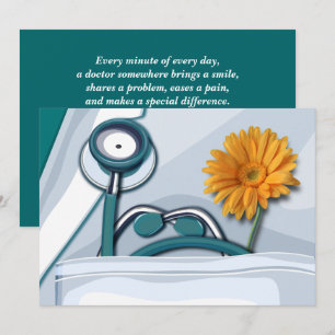 Happy Doctors' Day. Doctor Appreciation Custom  Card