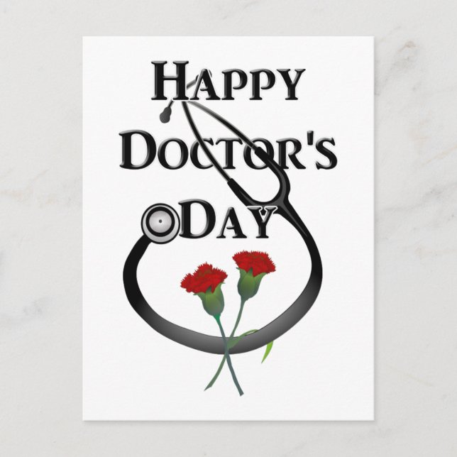 Happy Doctor's Day Postcard (Front)