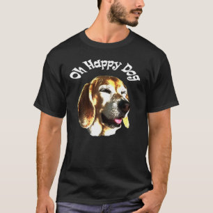 Happy Dog Beagle Gif T-Shirt